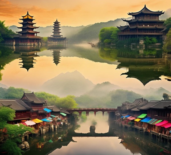 华容风情探秘，必游五大美景大盘点,华容风情探秘，必游五大美景大盘点,古城,五大景点,第1张
