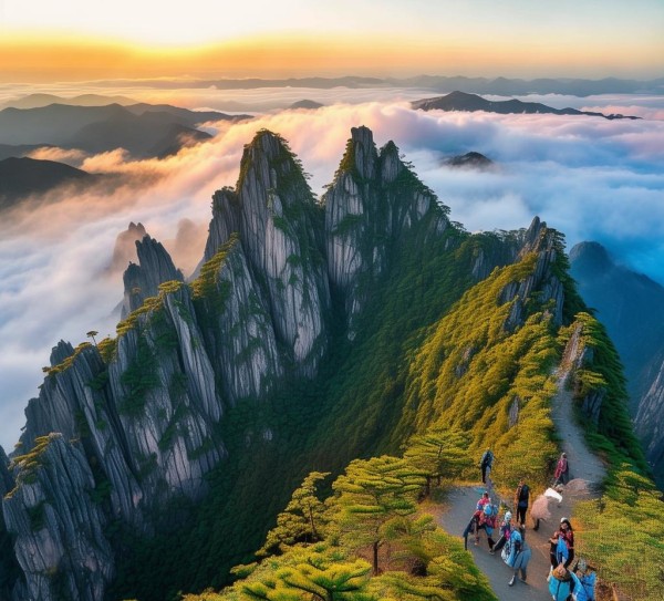 黄山美景攻略，畅游黄山自然奇观，零成本体验！,黄山美景攻略，畅游黄山自然奇观，零成本体验！,古城,旅游胜地,免费景点,第1张