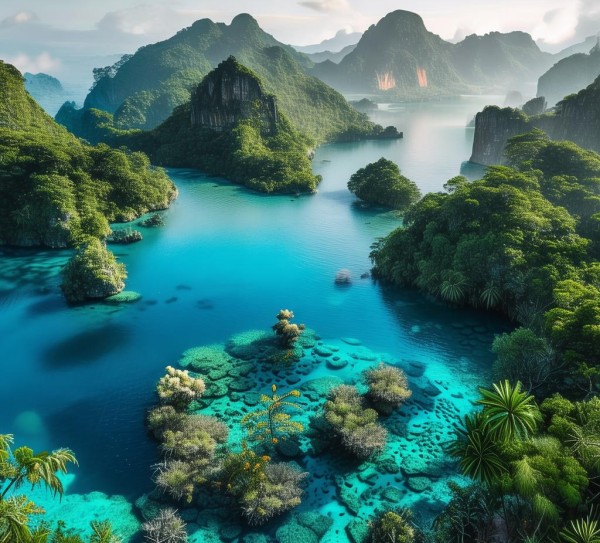 月牙岛，自然人文交融，五大绝美景点揭秘之旅,月牙岛，自然人文交融，五大绝美景点揭秘之旅,风情,美食,沙滩,第1张