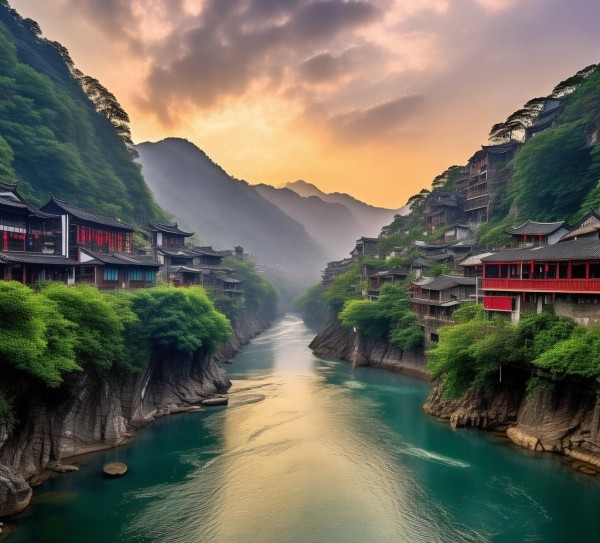 山城秘境，重庆秀山外滩的自然人文之旅,山城秘境，重庆秀山外滩的自然人文之旅,古城,美食,旅游胜地,第1张