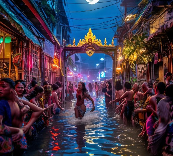 曼谷水门，揭秘狂欢胜地的秘密,曼谷水门，揭秘狂欢胜地的秘密,风情,美食,夜生活,第1张