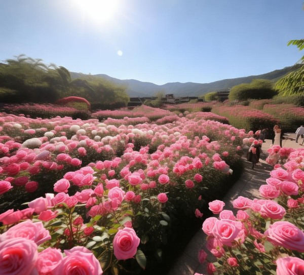 文安月季花海，浪漫休闲胜地一探究竟,文安月季花海，浪漫休闲胜地一探究竟,花海胜地,第1张