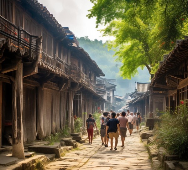 黄沙古镇风情之旅，湖南乡村休闲探索记,黄沙古镇风情之旅，湖南乡村休闲探索记,风情,美食,足迹,第1张
