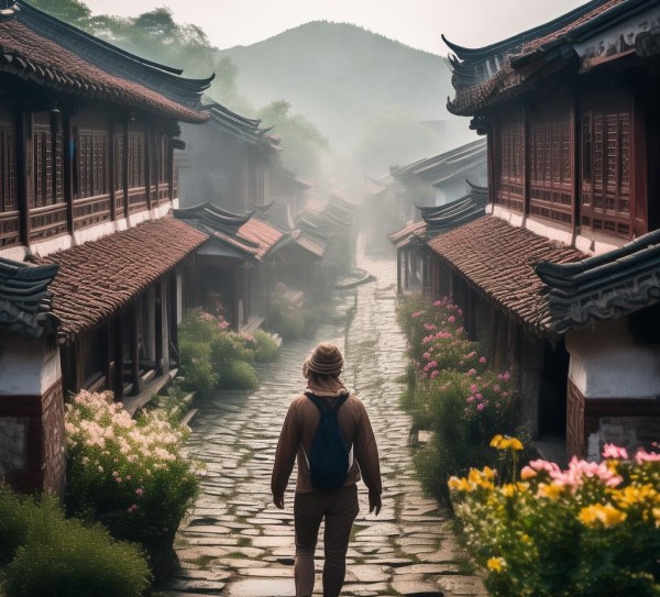 探寻高田古镇，美丽风景与人文魅力的交融之地,探寻高田古镇，美丽风景与人文魅力的交融之地,江南,第1张